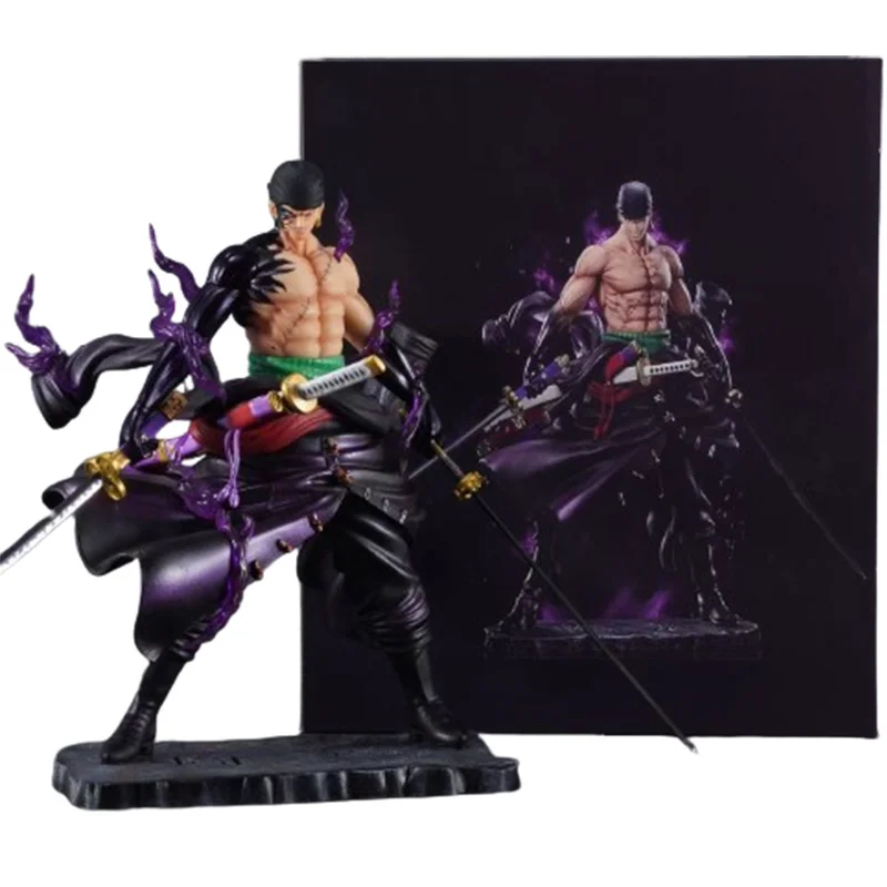 One Piece Roronoa Zoro Figuras Toys Anime One Pieces Action Figure Manga Figurine 23cm GK Statue Model Ornaments Peripheral Gift