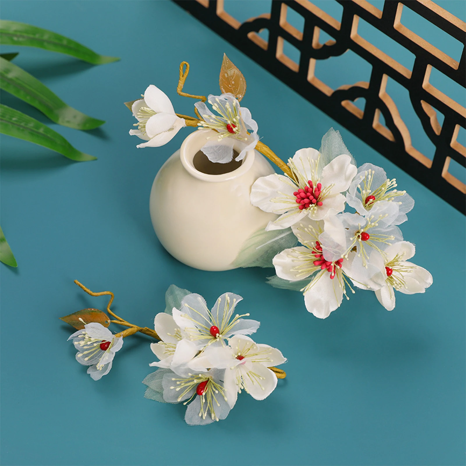 

2 шт. заколки для волос в китайском стиле с цветочным узором, свадебные аксессуары для волос, украшения для головы, подарок для женщин