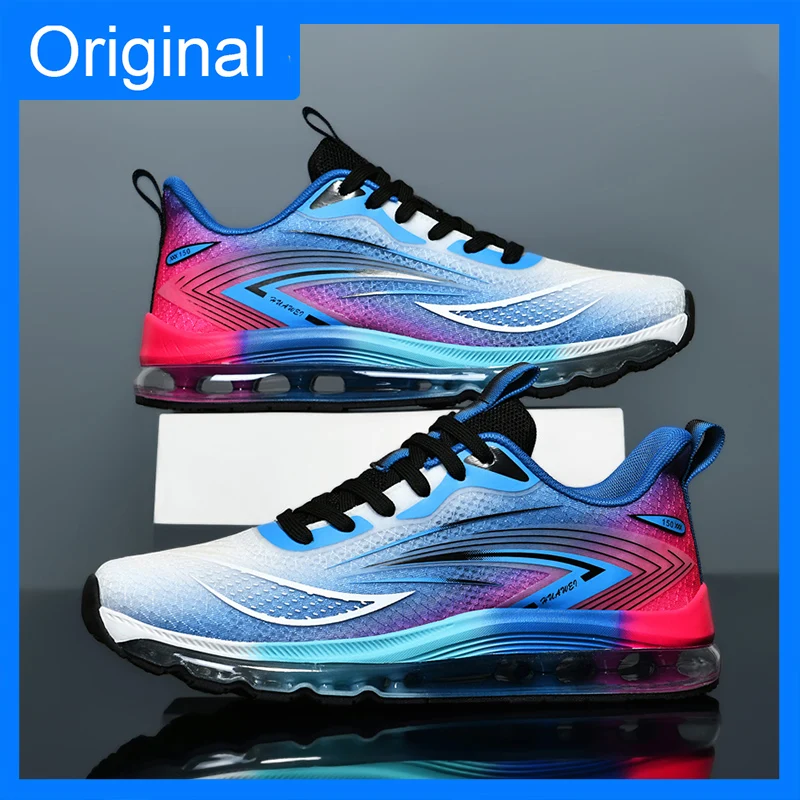 

Мужские спортивные кроссовки для лета, для активного отдыха, трендовые, комфортные, сетчатые, дышащие, с мягкой подошвой, противоскользящие, для фитнеса, универсальные, 2026