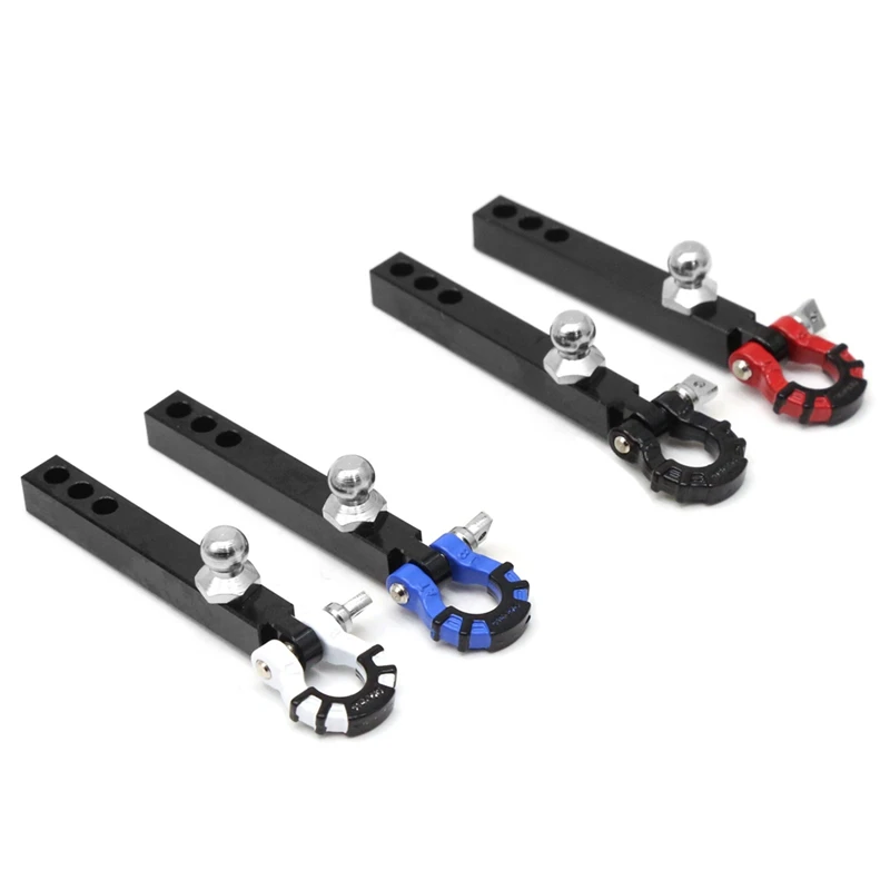 4Pcs 1/10 Climbing Car Series Universal 6X6 Specification Square Metal Trailer Hook Durable