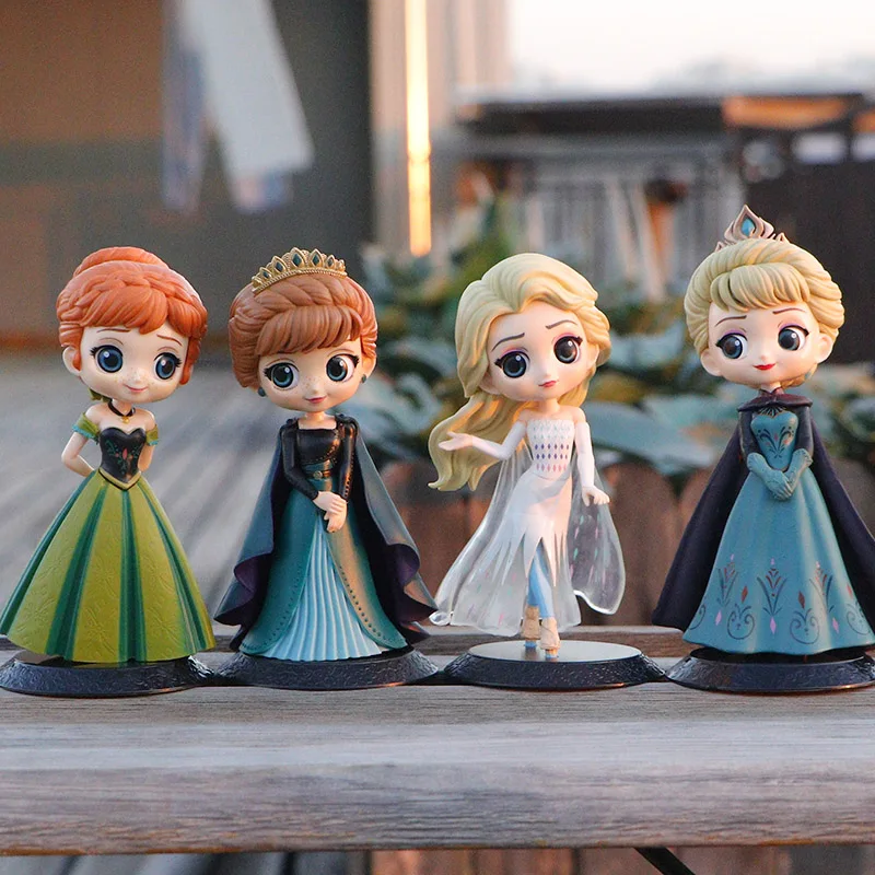 

Officially Licensed Disney Princess Figurines - Elsa Anna Snow White Ariel Cake Topper, Frozen Gift Decor