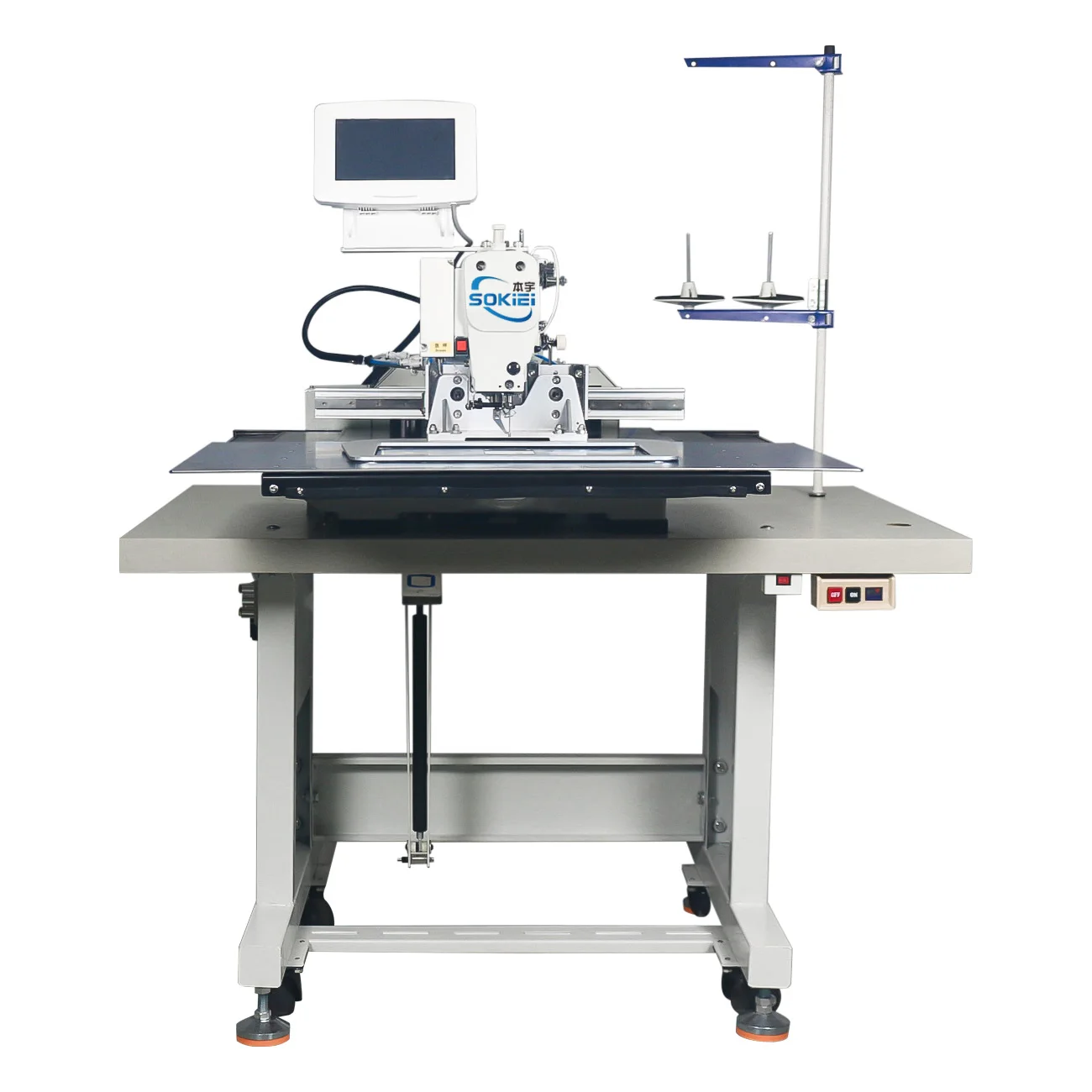 New Custom Touch Screen Programmable Lock Stitch Motor Gear Shoe Upper Computerized Flat-Bed Industrial Sewing Machine High