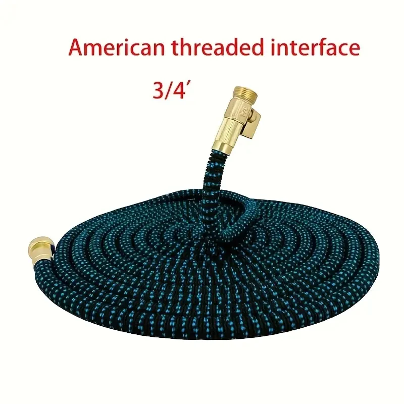 25/125 Foot Expandable Magic Hose, High-Pressure Metal Spray Gun, Garden Hose For Car Washing And Gardening Irrigation
