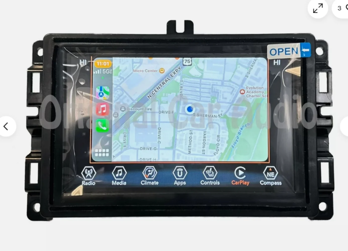 

Refurbished 2018-22 Jeep Renegade OEM 520 7" VP2 NAFTA SDAR GPS TBM VP2FRP Radio