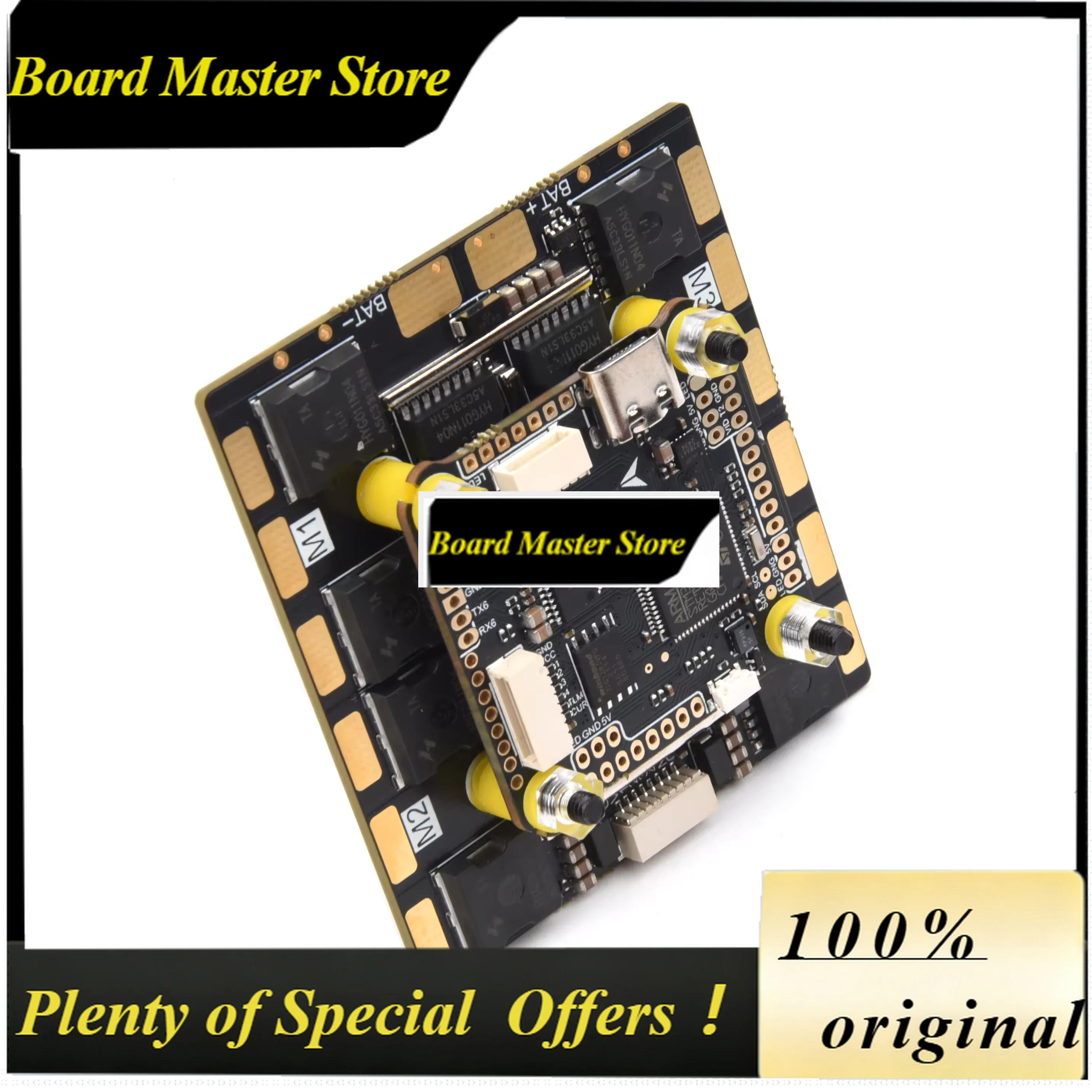 BoMaSF722 Flight Controller FC 3-8S Lipo 5V/9V BEC & 100A 4in1 30.5x30.5mm BLheli_S ESC Stacks For RC FPV Racing Freestyle Drone