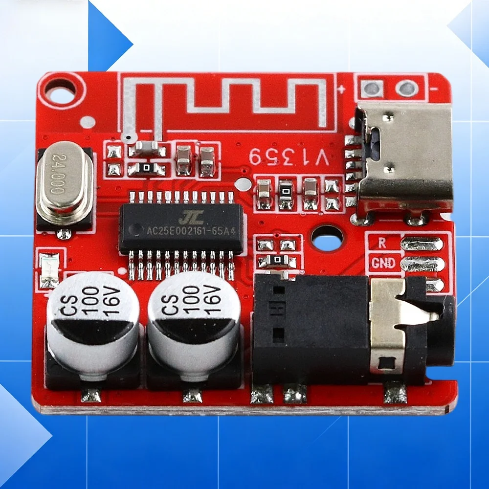 XY‑BT‑Mini Bluetooth 4.1 Audio Decoder Board Lossless MP3 FLAC APE WAV Stereo DIY Car Speaker Amplifier Module Type-C