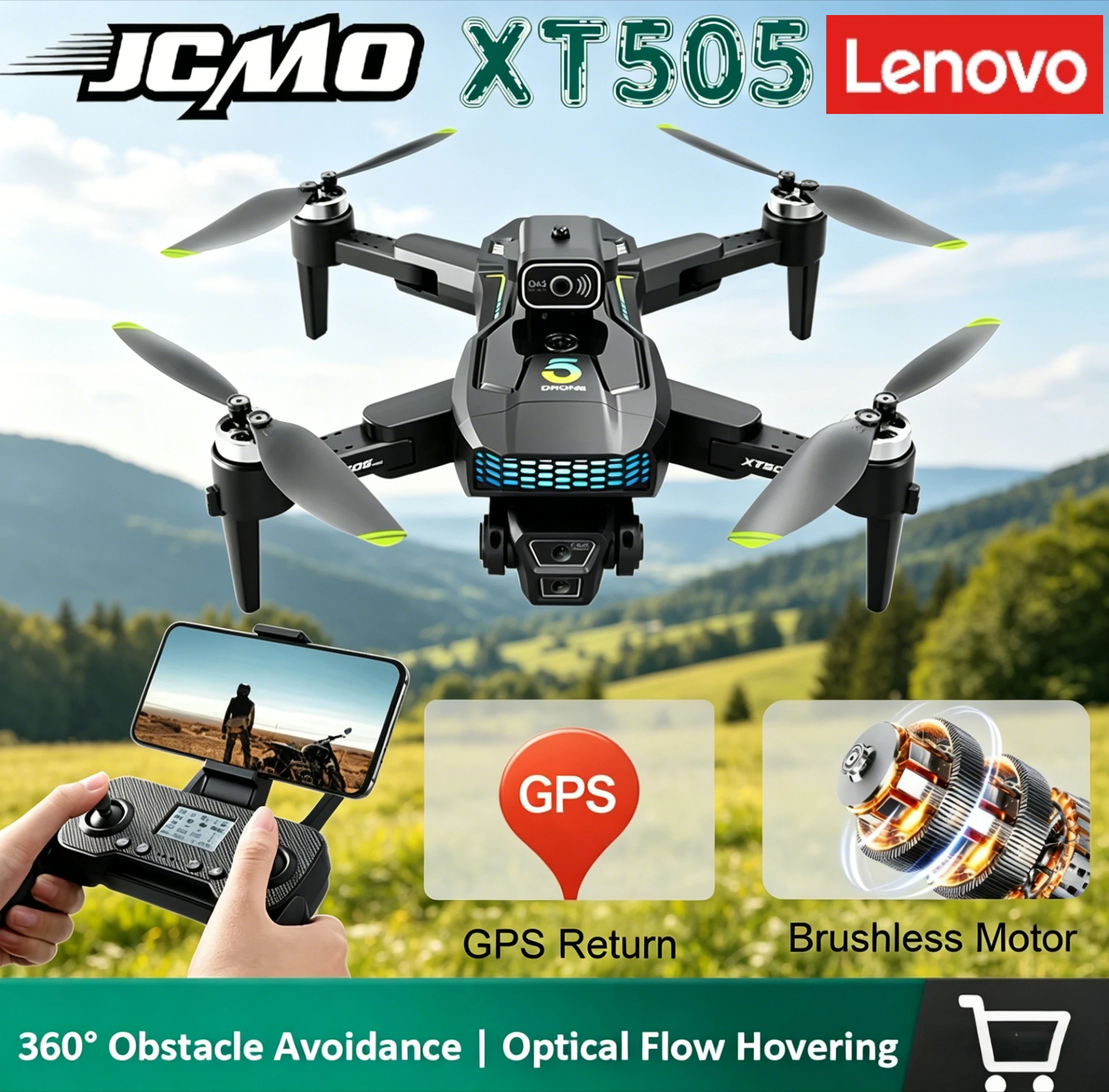 Lenovo Brushless XT505 Opvouwb - Xt505 Rc Drone recensie en prijs
