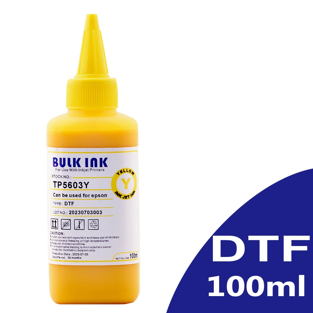 Imagem -05 - Tinta Dtf para Filme Pet de Transferência Direta Impressora de Grande Formato para Todos os Desktop Adequado para Epson Dx5 Dx6 Dx7 Xp600 L800 L805 100ml 6