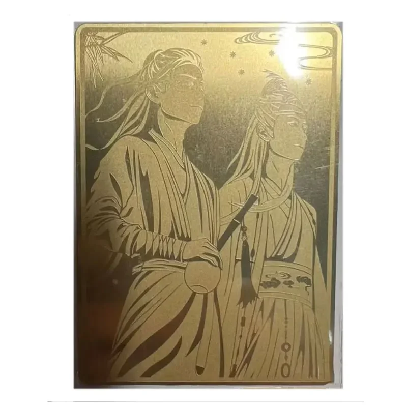 Mo Dao Zu Shi TV Series Chen Qing Ling Collection Card  Wei Wuxian Lan Wangji Jin Guangyao Engraved Gold Family Card