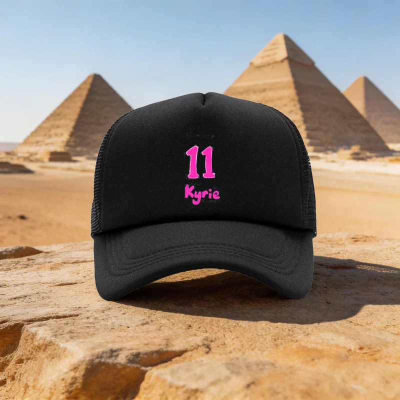 2026 All-Season Unisex Lightweight Mesh Baseball Cap, Pink Number 11 Signature Pattern Outdoor Individual Duckbill Hat, Family P