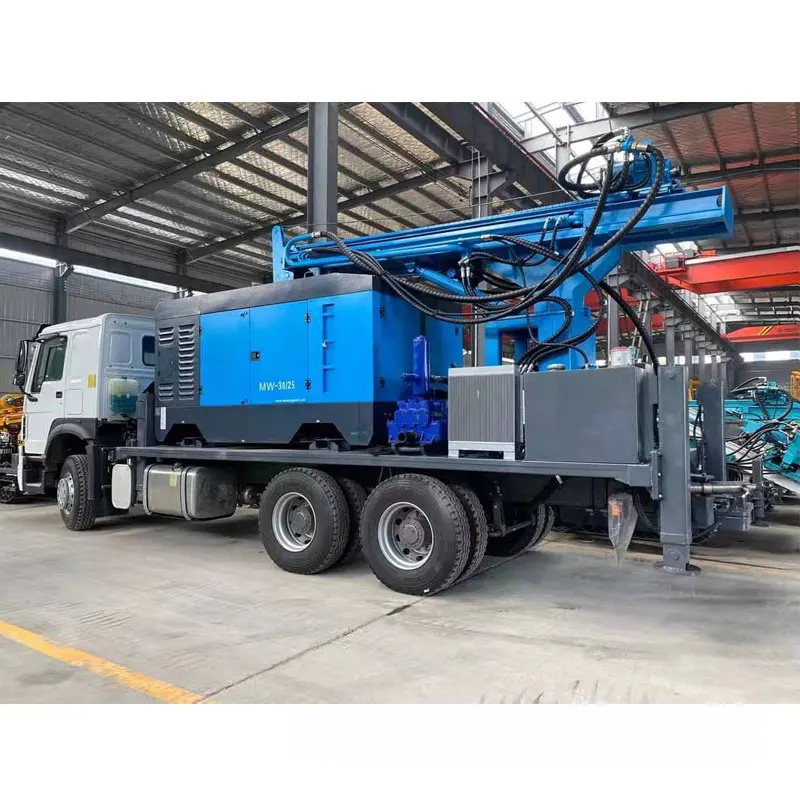 

300M Depth Borehole Drill Rig Hydraulic Rotary DTH Water Well Drilling Truck Mounted Oil Equipment Machine