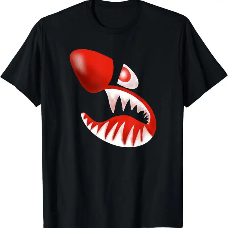 تي شيرت جديد محدود Ww2 Warplanes P 40 Warhawk طائرة مقاتلة سبوتتر #1