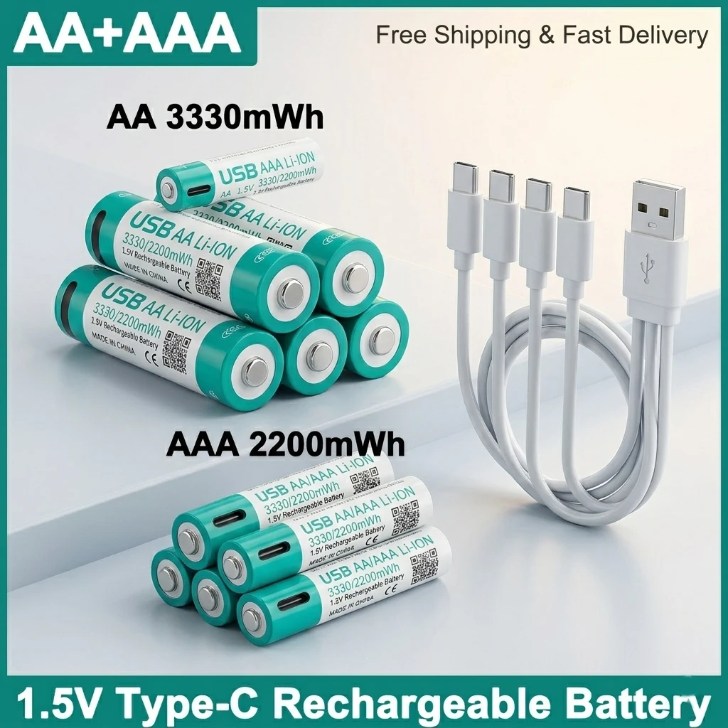 1.5V Aa Lithium Rec…