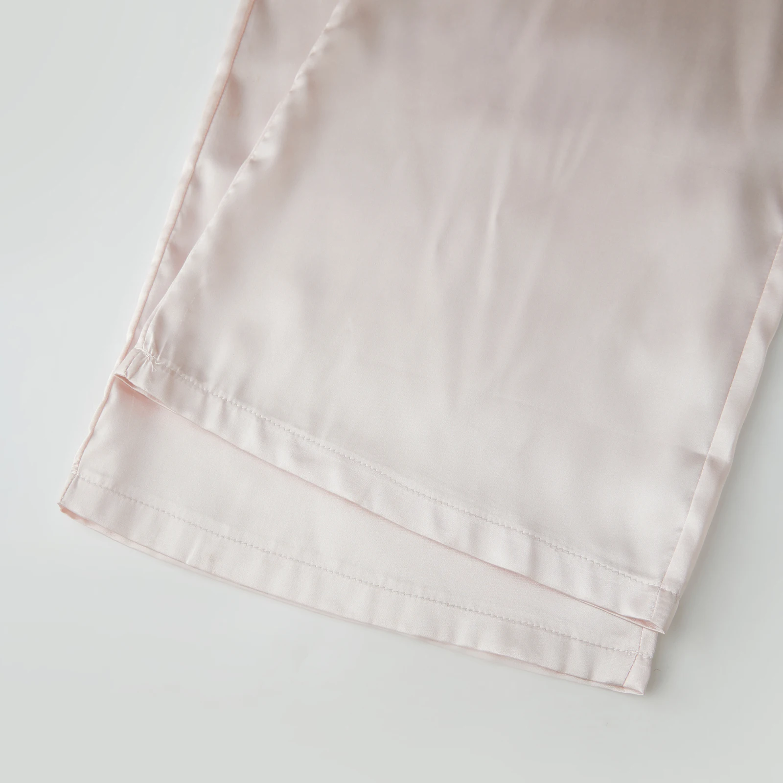 Pantalon Palazzo élégant en Satin avec ceinture élastique et détails plissés, pantalon élégant à jambes larges pour femmes