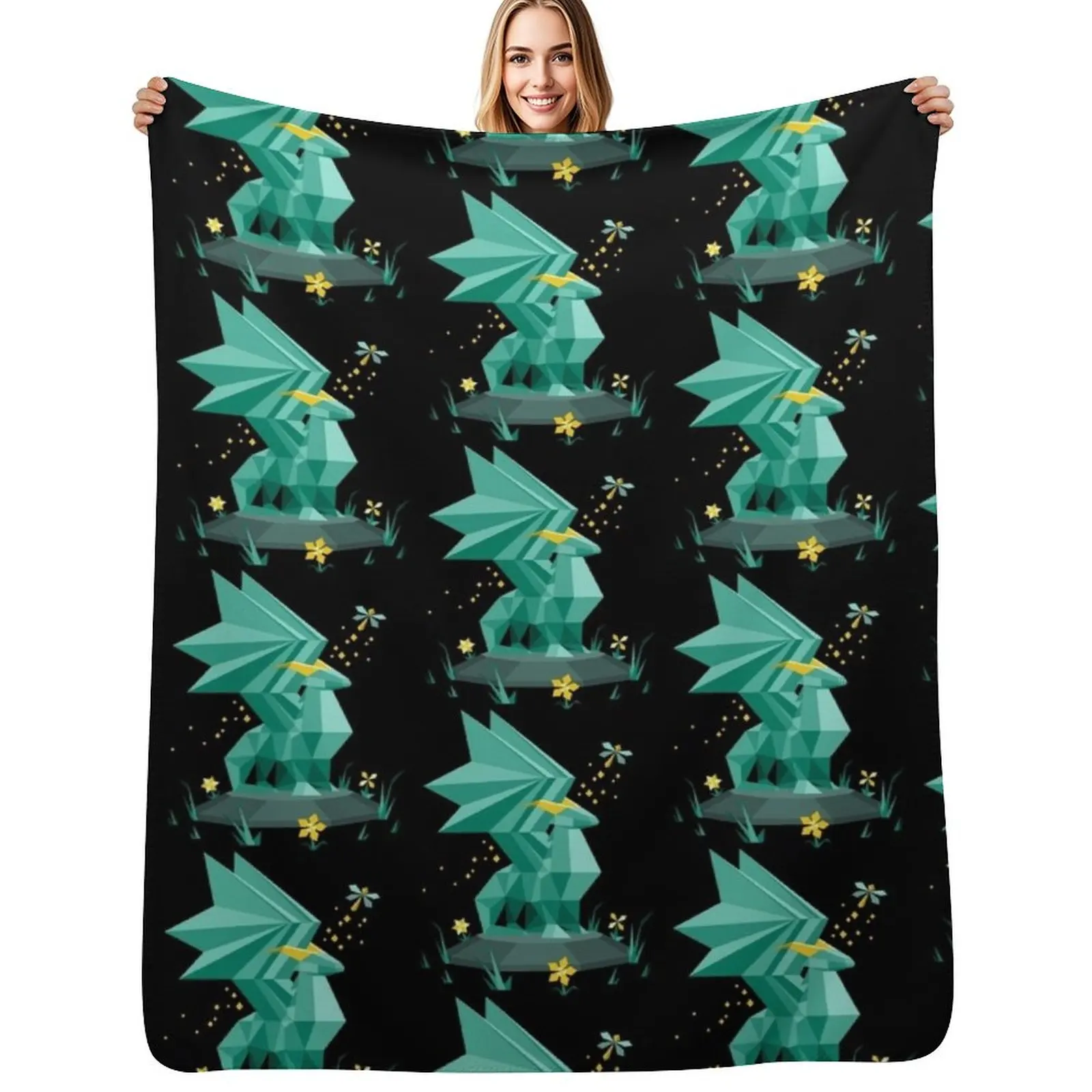 

Crystal Guardian Pdj222 Throw Blanket Moving Nap Hair Plaid on the sofa Blankets