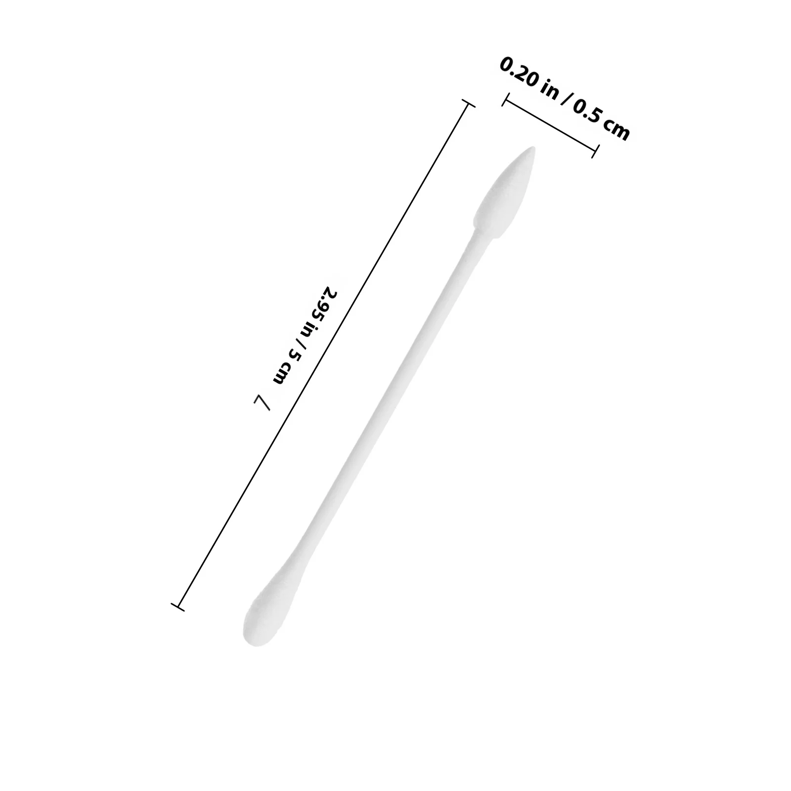 30Pcs Portable Makeup Cotton Swabs Disposable Double Tip for Ear Cleaning and Beauty Tools Oral Care on-The-Go