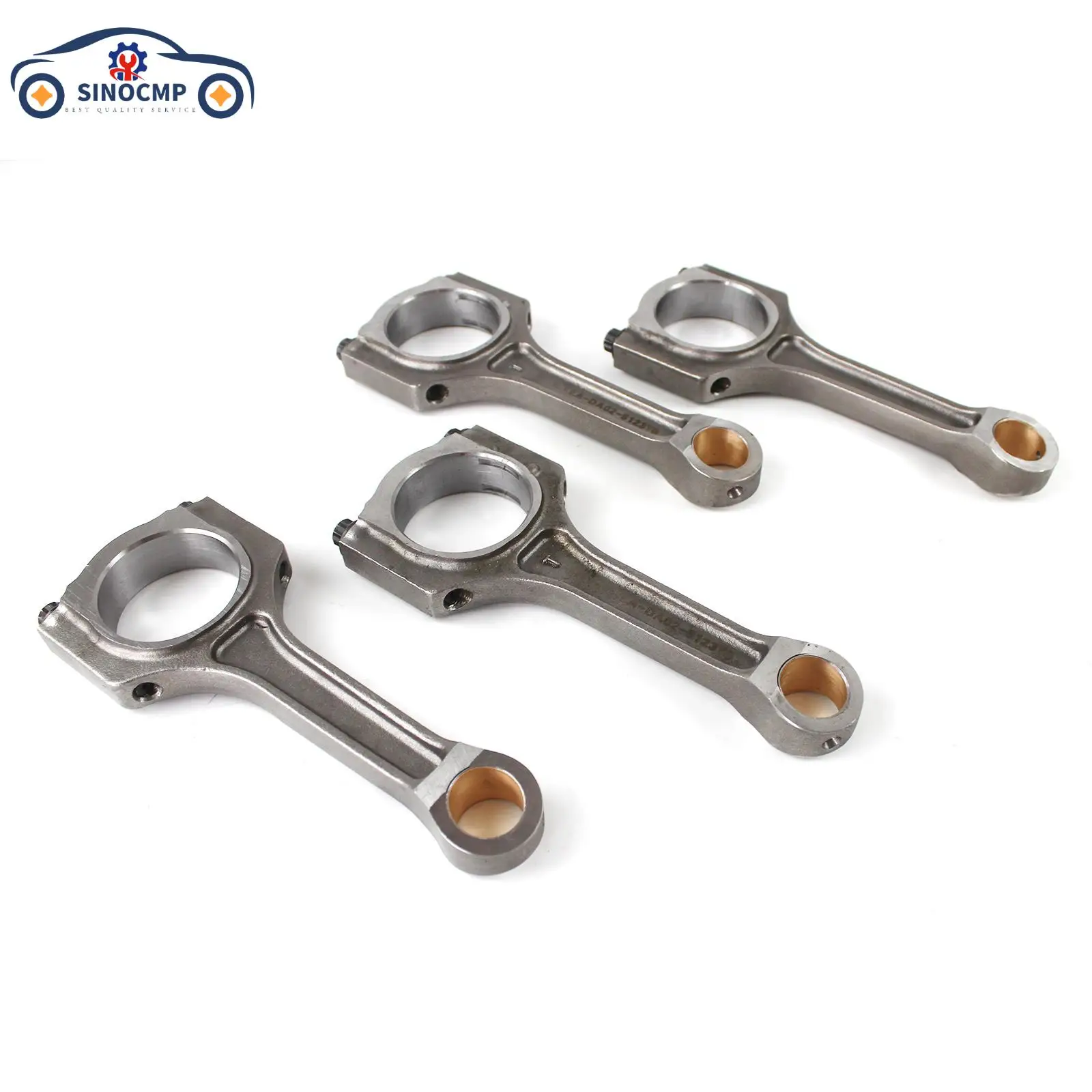 23510-2G440 4PCS Connecting Rod For 2012-2016 Hyundai Genesis Coupe Kia Optima Sorento 2.0L Engine Car Replacement Accessories