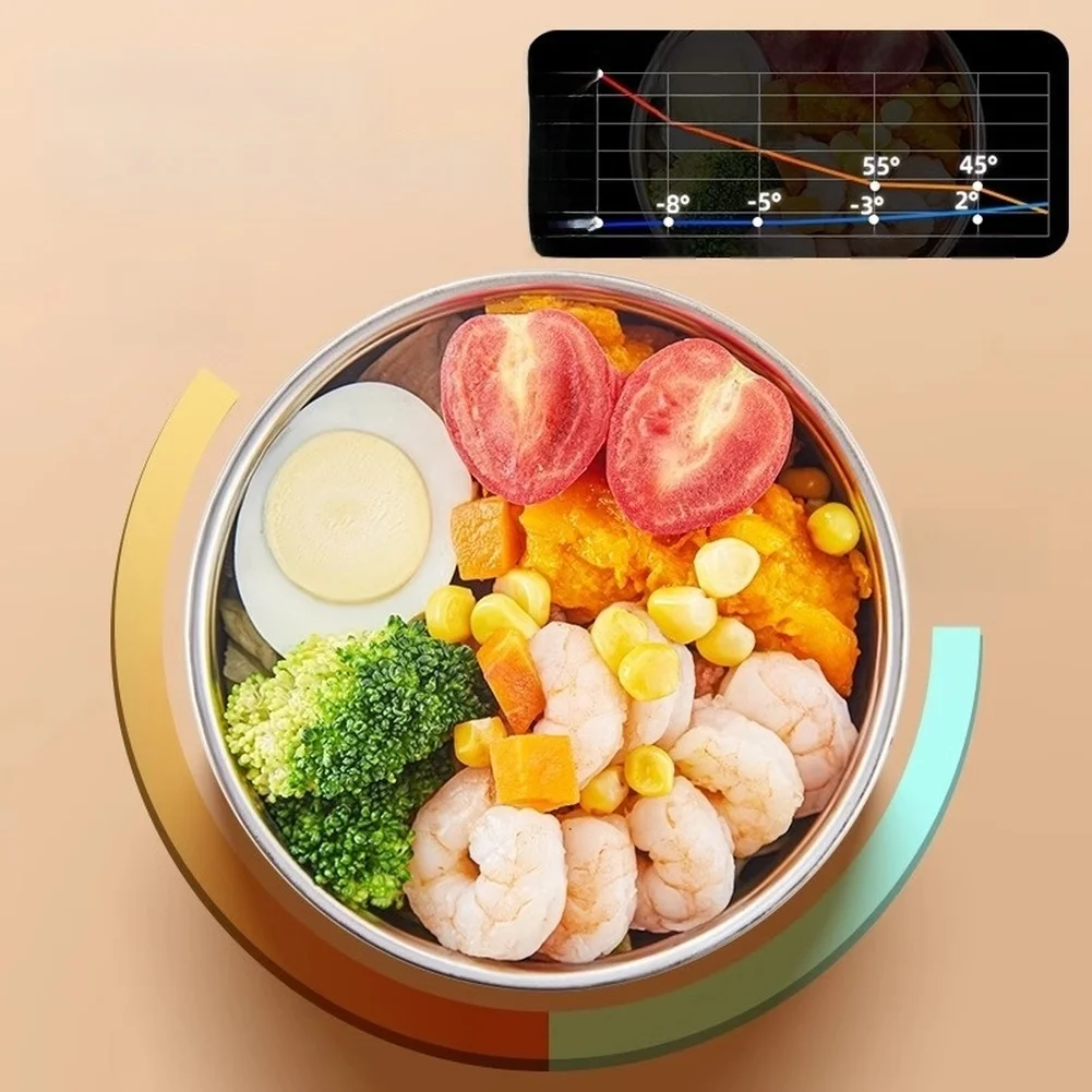 Leak Proof Lunchbox Insulated Lunch Box 304 Stainless Steel Dual Sealing System Ergonomic Handle Temperature Retention