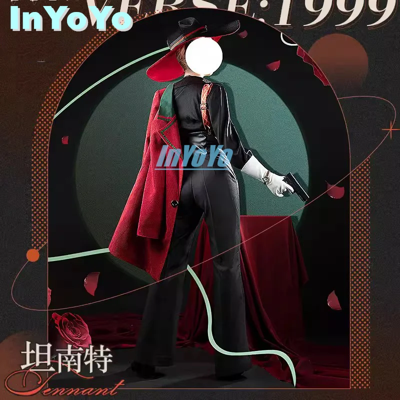 InYoYo Tennant Cosplay Costume Reverse:1999 Cos Game Anime Party Uniform Hallowen Play Role Clothes Clothing New Full Set