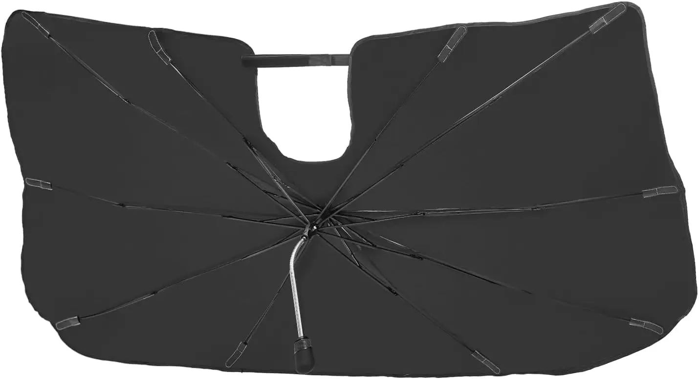 

Windshield Sunshade Umbrella for Dodge Ram 2010-2025 - Titanium Silver