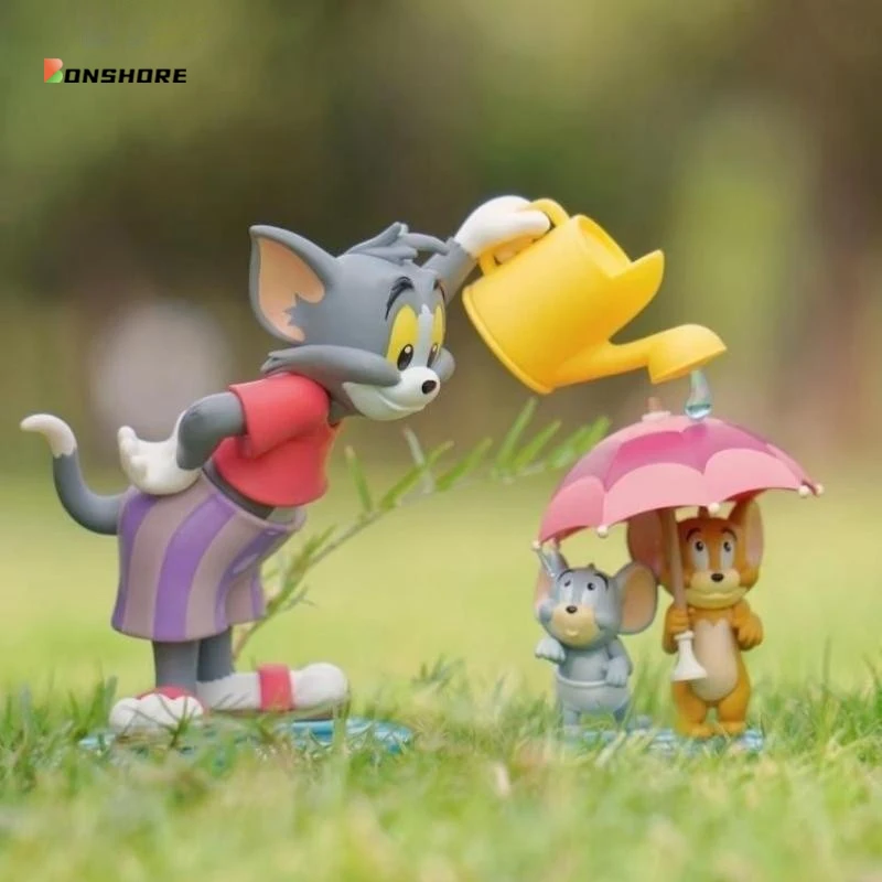 Tom And Jerry Anime Figure Blind Box Normal Life Series Model Pendant Kawaii Favorite Of boy Cute Doll Toy For Kid Gift Childen