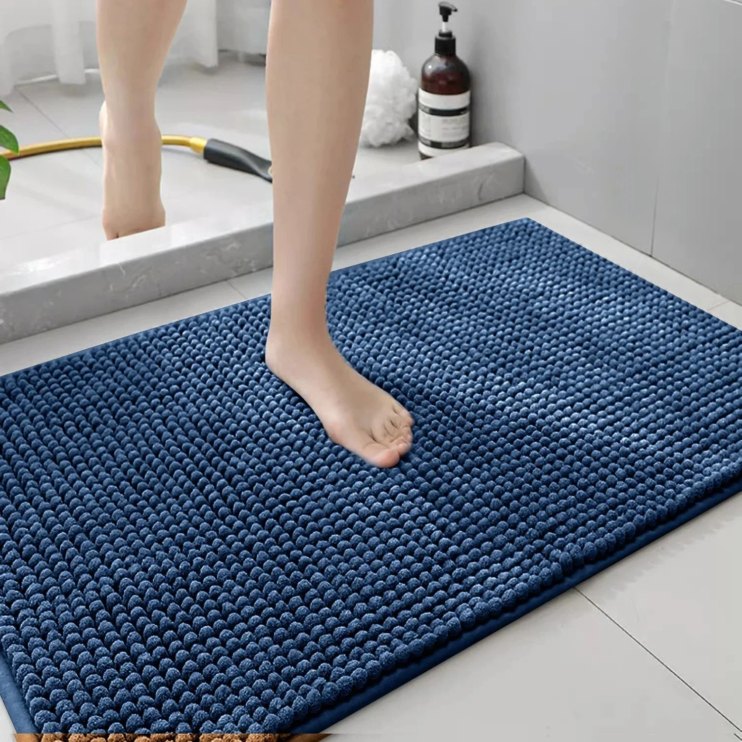 Bathroom Non-Slip Mat Entrance Foot Mat Bathroom Floor Toilet Entrance Mat Bath Rug Household Carpet, bathroom rug 발매트