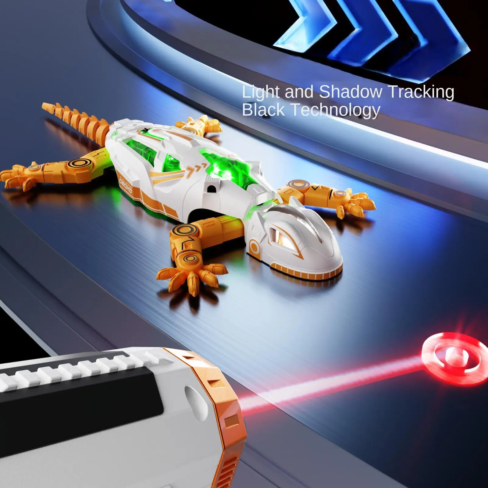 Infrared Remote Control Lizard Toy Climbing Crawler Wall Electric Lizard with Light for Christmas Stocking Stuffer Kids Play Par