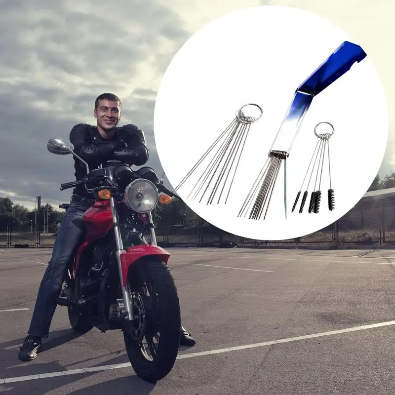 Orifice Cleaning Tool Stainless Steel Portable Tip Cleaner With Box Multifunctional Reusable Pick Tool Kit Hangable Cleaning