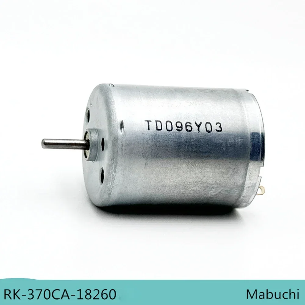 Mabuchi RK-370CA-18260 Electric Motor DC 5V 9V 12V 7850RPM Strong Magnetic Carbon Brush Large Torque Electric Machinery Fan