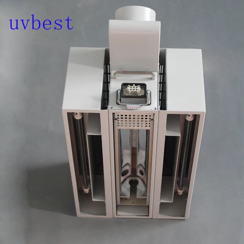 

A whole set UV curing box with 2 color flexo printing machine 4.8kw UV lampshade