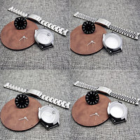 41mm Journal Perpetual Tooth Ring Sapphire Glass Case, Hands, Dial, Strap Combination Compatible with 4RNH35/36/38 Movement