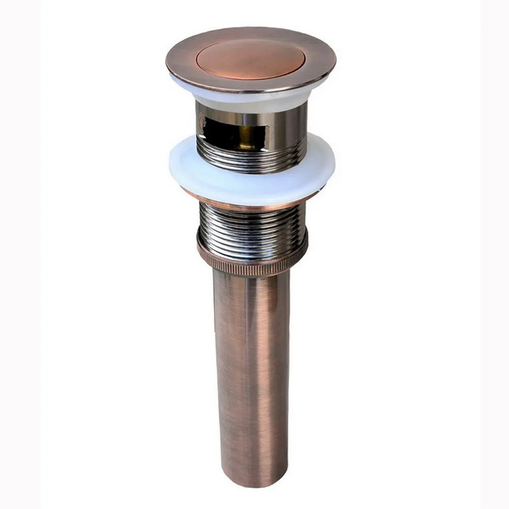 

Античная красная медная Выдвижная раковина для ванной комнаты/Слив с переливом asd053