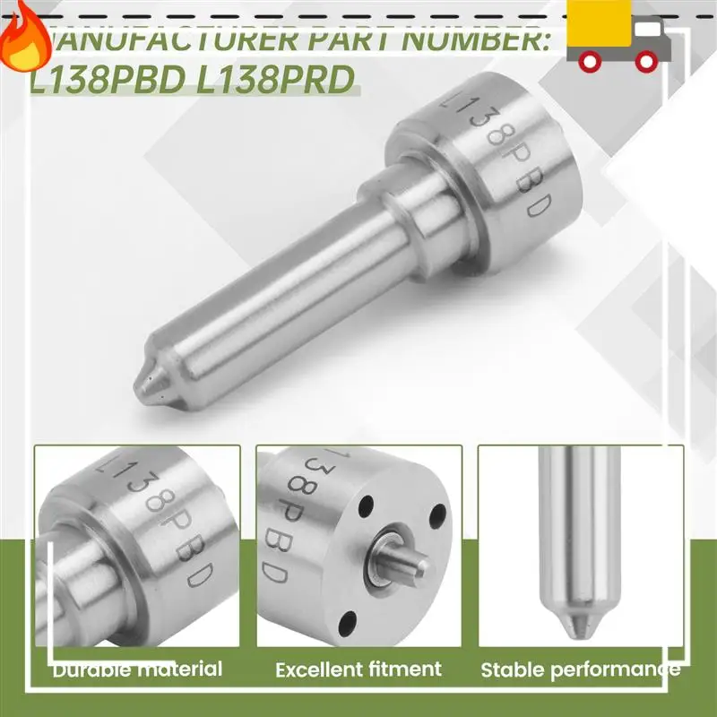 

5X L138PBD L138PRD New Diesel Fuel Injector Nozzle For SSANGYONG Kyron 2.7L Xdi EJBR04601D EJBR02601Z A6650170321