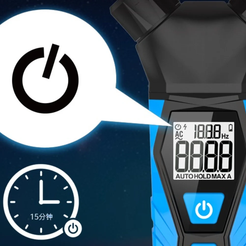 FC01 AC Clamp Meter for Electrical Maintenance: Measures 40Hz-400Hz Frequency Range with 9999 Max Display Value