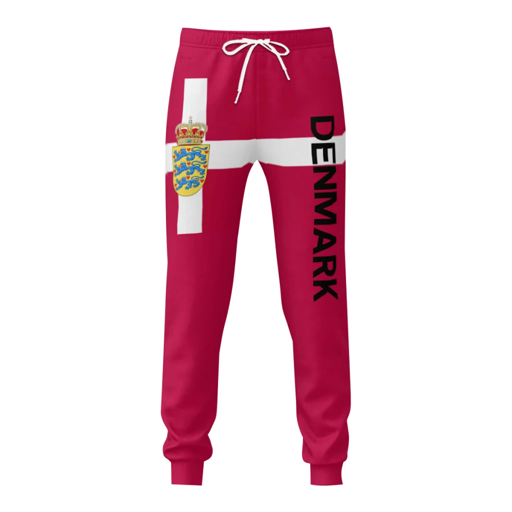 

Denmark Flag Mens Sweatpants with Pockets Joggers for Men Sports Casual Sweat Pants With Drawstring