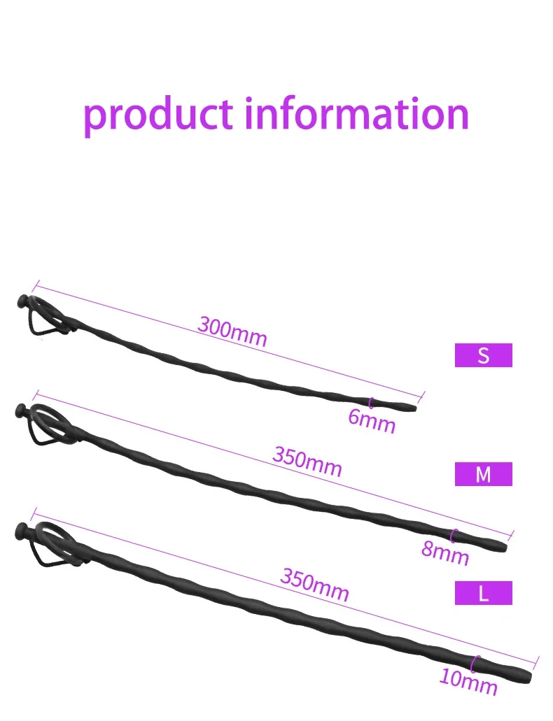 SM سيليكون جوفاء قسطرة الإحليل موسع الحصان العين تحفيز السبر لعبة استثارة القضيب إدراج مجرى البول الكبار الجنس لعب للرجال مثلي الجنس