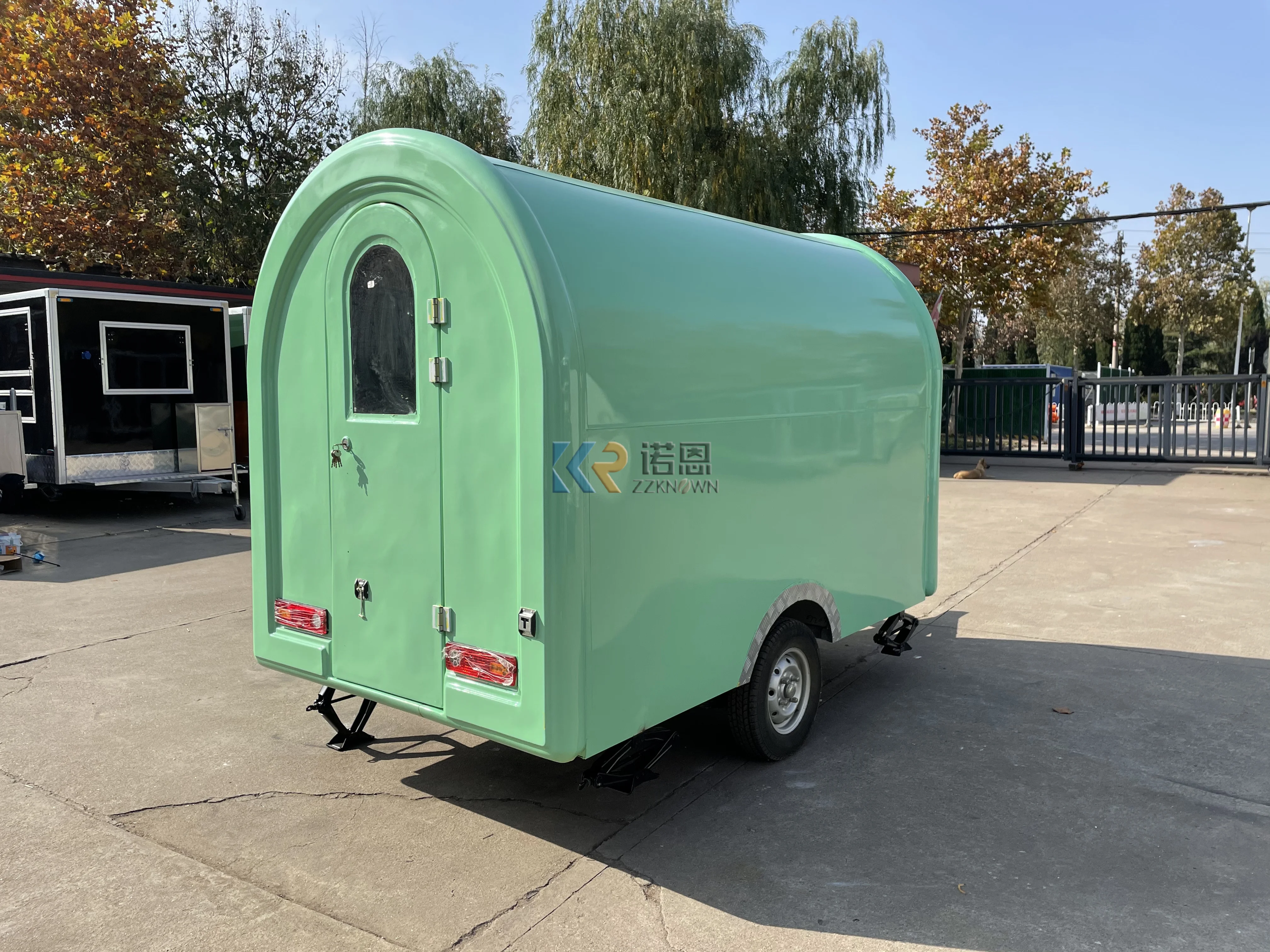 2024 OEM Street Snack Fast Food Truck Coffee BBQ Food Cart Venidng Kiosk Mobile Street Food Trailer with Full Equipment Kitchen