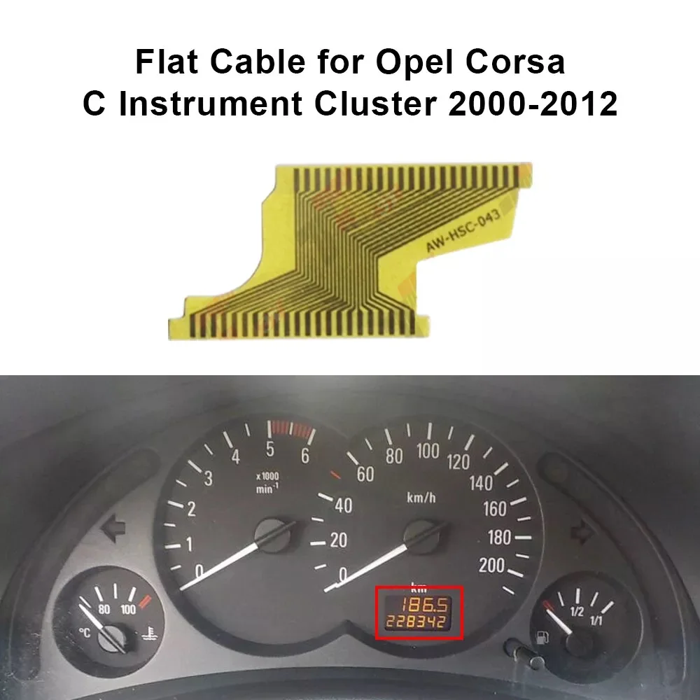 Flat Cable for Opel Combo/Corsa/Meriva/Tigra Holden Vauhall Instrument Cluster