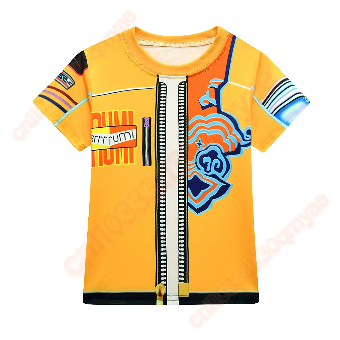 K-Pop شيطان الصيادين تأثيري حلي الفتيات تي شيرت + فستان مجموعة أطفال حفلة الهالوين ميرا رومي زوي ملابس الأطفال فتاة فستان