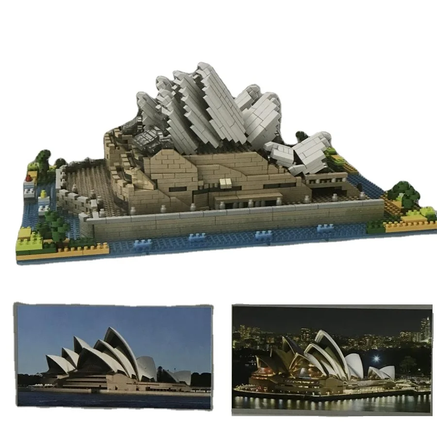 

2360pcs YZ Mini Blocks World Famous Architecture Building Toys Sydney Opera House Educational Bricks Toys for Children 061