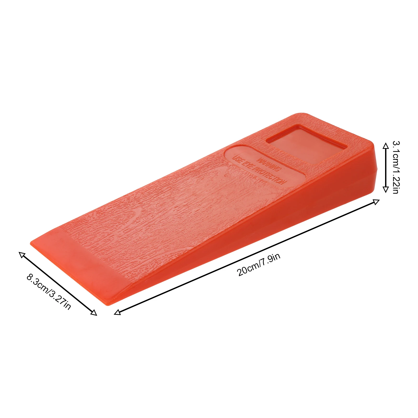 1PC 5/8/10 zoll Orange Kunststoff Fällen Keil Felled Chock Baum Schneiden Spiked Wedge Holzfällerei Werkzeug für Sicherheit Kettensäge Keil