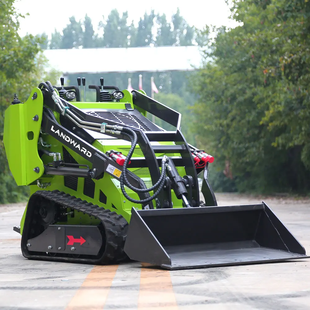 

EURO 5 EPA Mini Skid Steer Loader China Manufacturer Small Mini Skid Steer Loader 500kg 800kg Mini Wheel Loader Customized Sale