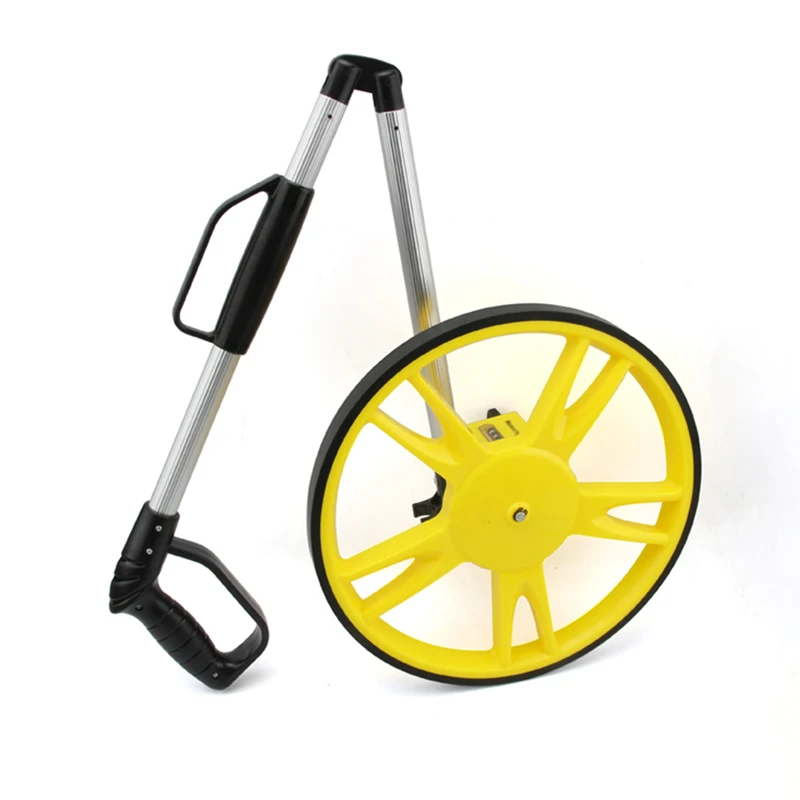 

Portable Hand Push Distance Measuring Wheel 0~9999.9m Roller Mechanical Tool for Road and Outdoor Use