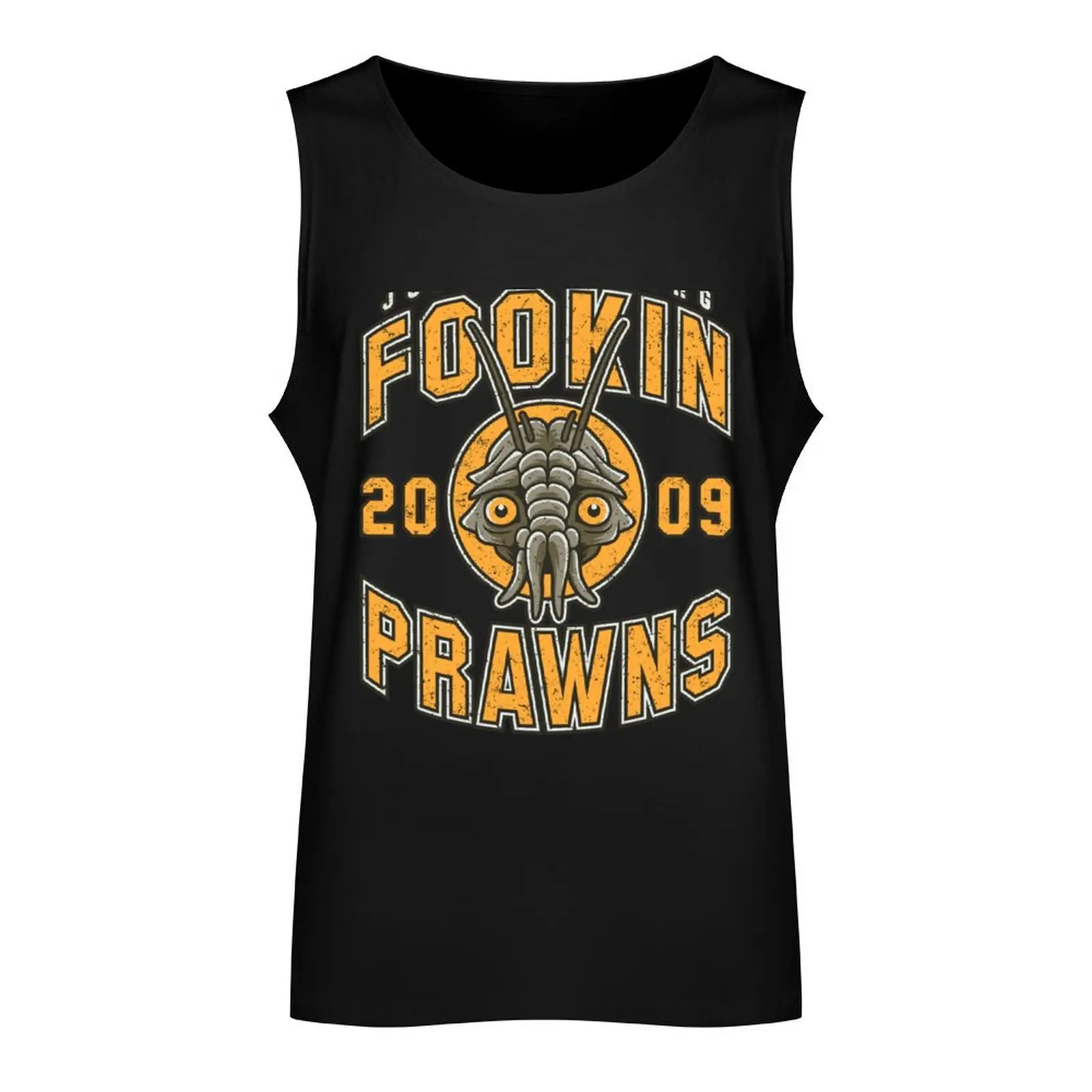 Fookin Prawns Tank Top gym top Men's cotton t-shirt t shirts gym clothes for man