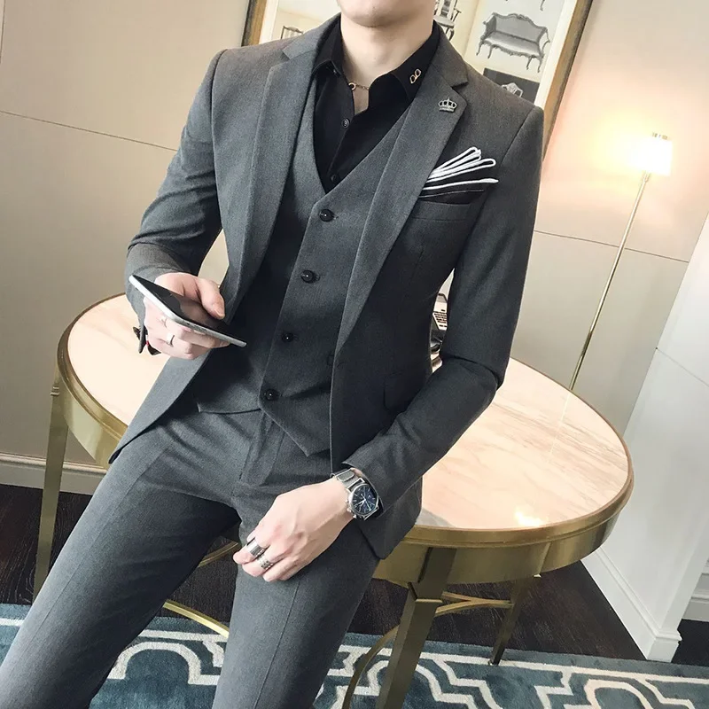 

10330 men's formal double row suit