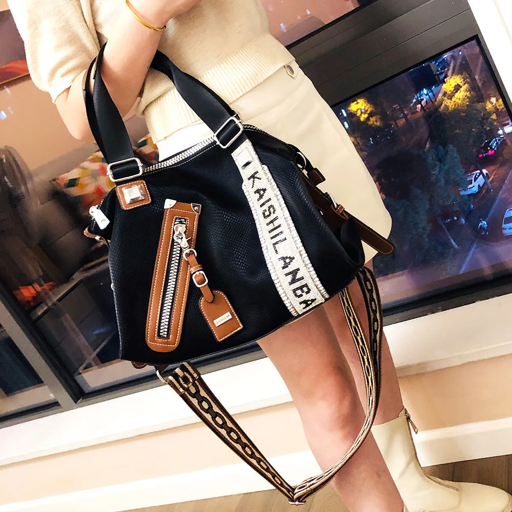 2022 New Female Fashion Brand Shoulder Bag Luxury Vintage Leather Handbag Women Medium Size Daily Work Boston Bag Messenger Bags