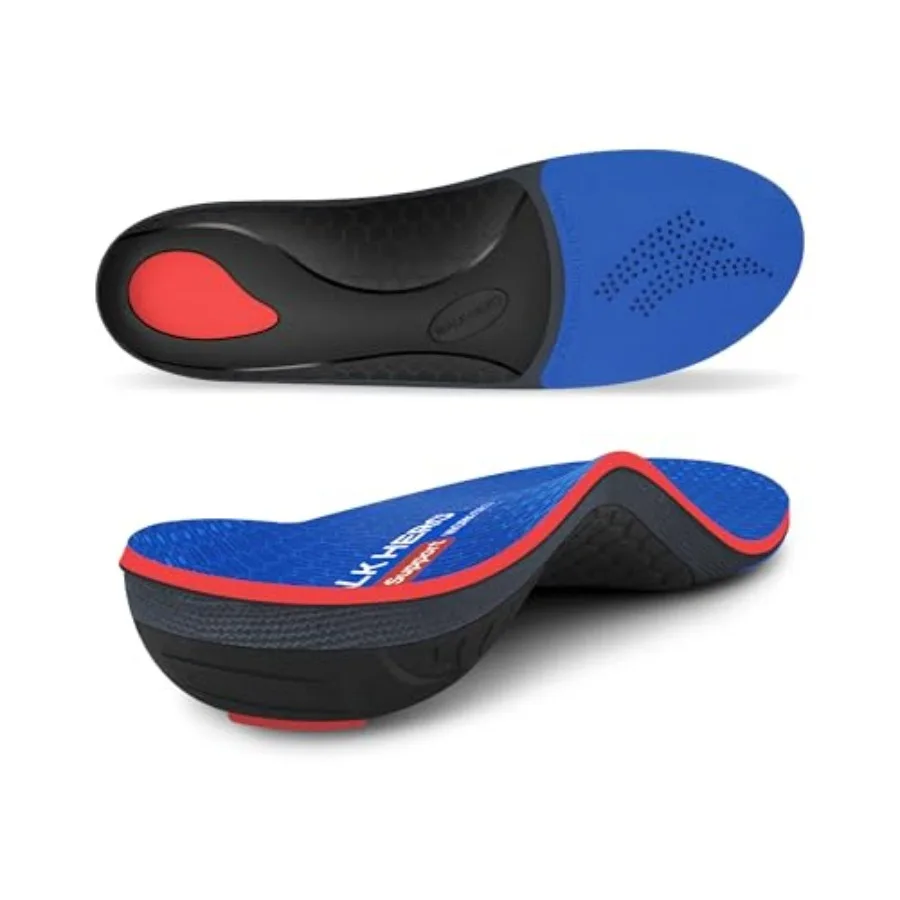 

Walkhero Arch Support Inserts for Men and Women - Plantar Fasciitis Insoles with Max Cushion, Orthotics for Heel Pain Relief, W