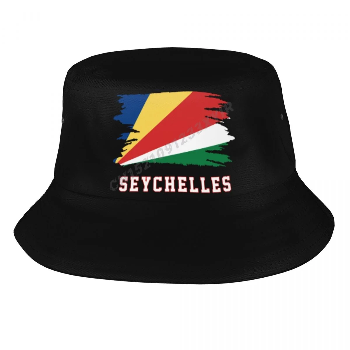 Bucket Hats Seychelles Flag Cool Seychellese Fans Sun Shade Cool Outdoor Summer Fisherman Caps Fishing Hat