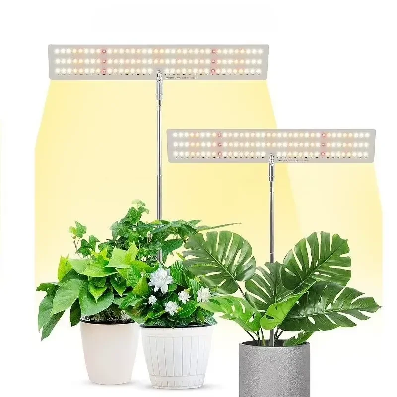 Height Adjustable Aluminum USB 10W 120 LED Grow Light Full Spectrum Plant Lamp with Adapter for Indoor Plants Family Tents