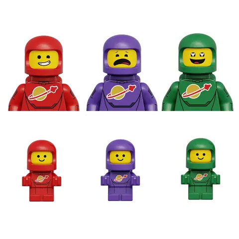 Space Astronaut Benny Building Blocks Spaceship Mini Action Figure Toys